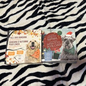 Crochet dog Bandanas Fall and Christmas